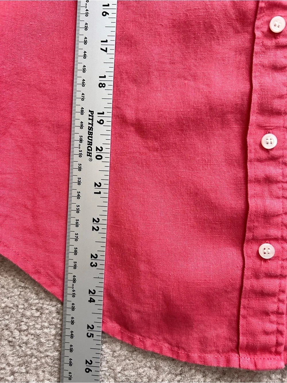 J. Crew Baird McNutt Linen Perfect Long Sleeve Button Down Shirt